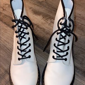 White HighTop Doc Martens